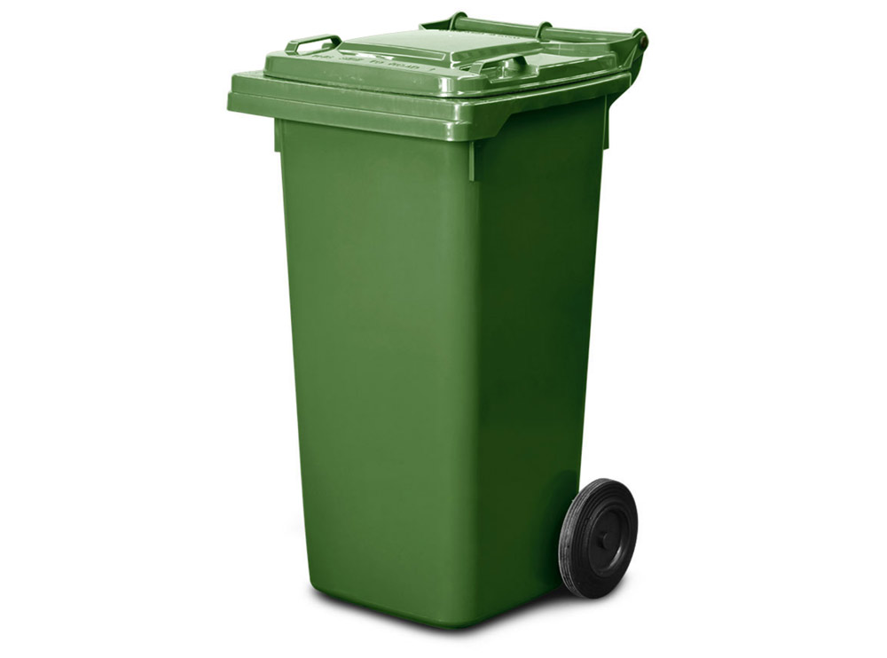 Nature Green 120 Lt Wheelie Bin comes with 2 Wheels | Wheelie Bins Supplier  | Wheelie Bins Wholesaler Melbourne