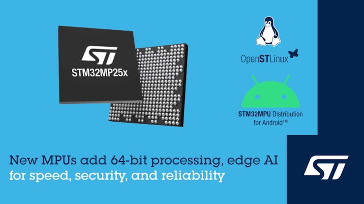 STMicro has announced new parts in the STM32 range, and they're the company's most powerful yet. (📷: STMicroelectronics)