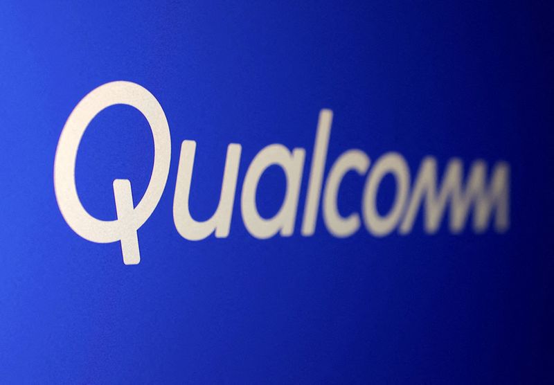 © Reuters. FILE PHOTO: Qualcomm logo is seen in this illustration taken, May 8, 2023. REUTERS/Dado Ruvic/Illustration//File Photo