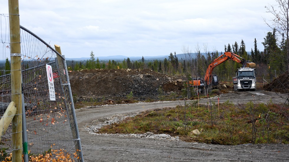 Talga plans to build an open pit to mine graphite in Nunasvaara south.