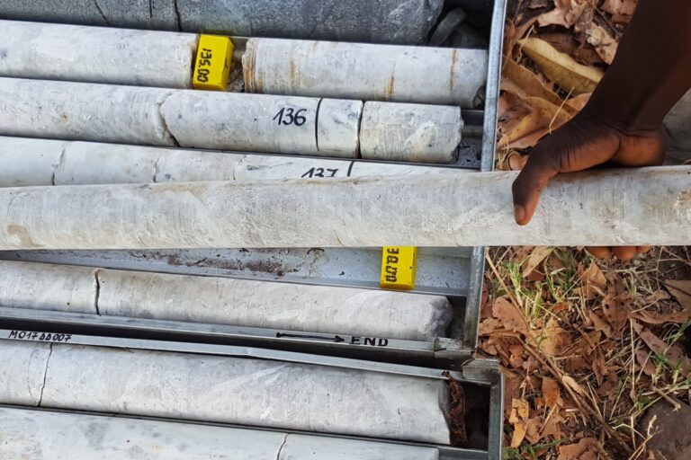 Core samples from the Manono concession. Image by AVZ (Fair Use).