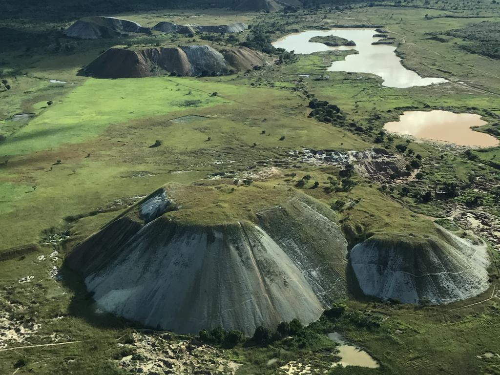 The disputed AVZ Minerals lithium project in the DRC.