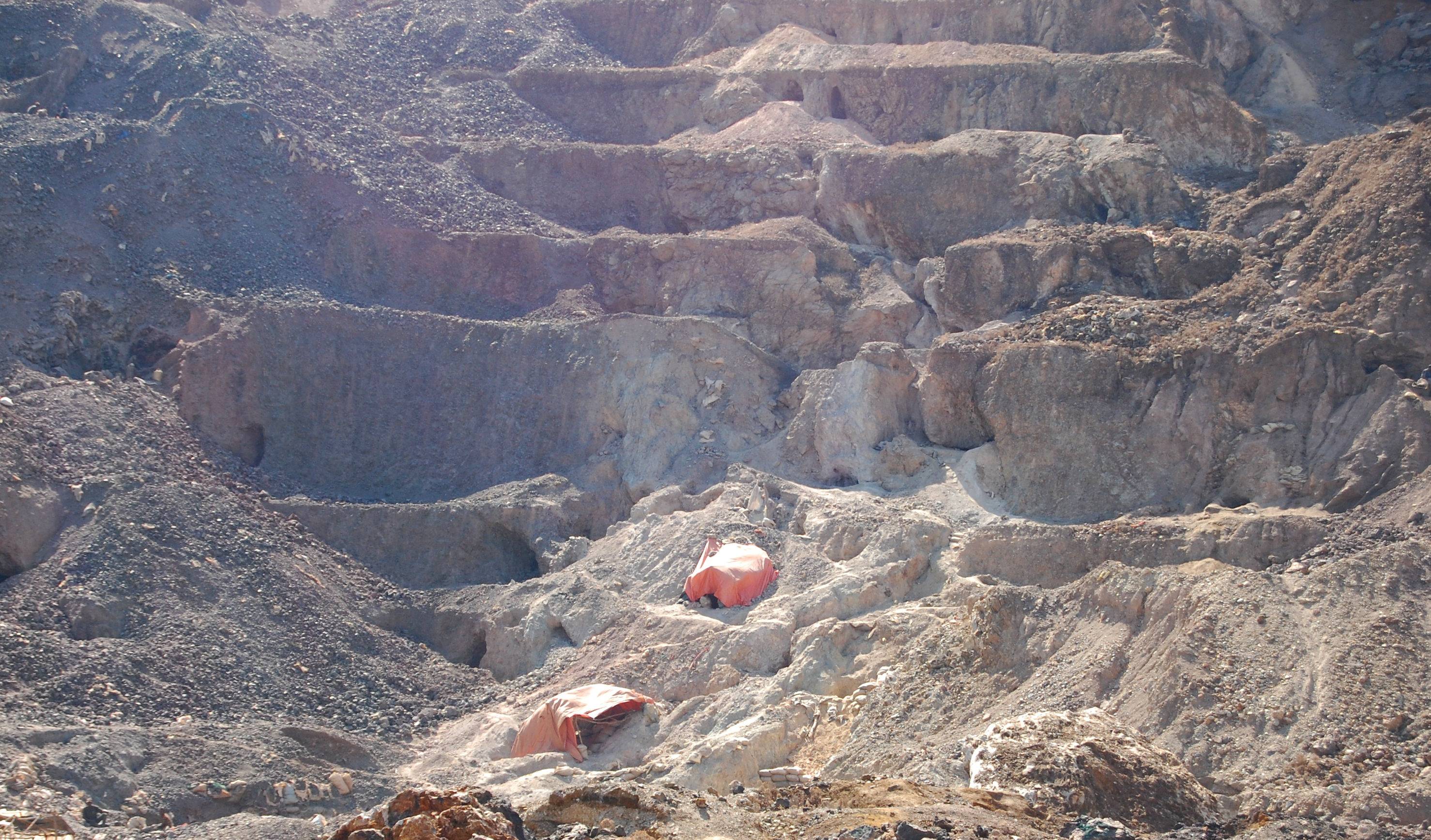 A part of the Tilwizembe, a former industrial copper-cobalt mine now occupied by artisanal miners, is seen outside of Lualaba Province in the Democratic Republic of Congo, in 2016 | REUTERS