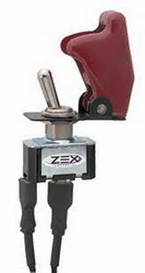 ZEX 82002 Nitrous Arming Toggle Switch w/Aircraft Style Safety Cover  Universal | eBay