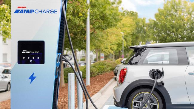 Ampol's new AmpCharge electric vehicle charging stations