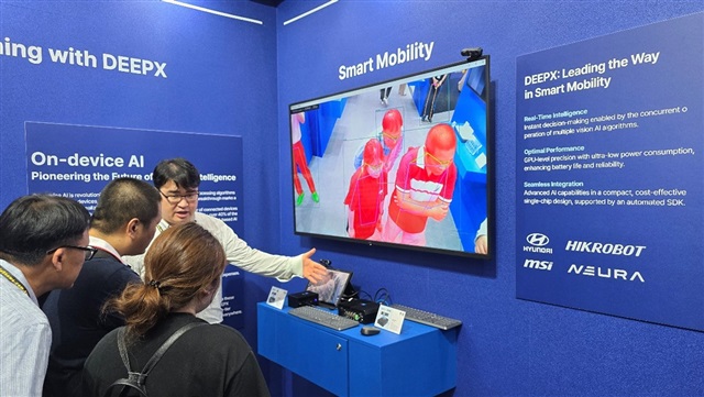 DEEPX CEO Lokwon Kim at Computex Taipei 2025. Credit: DEEPX