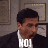 Michael Scott No GIF Michael Scott No GIF